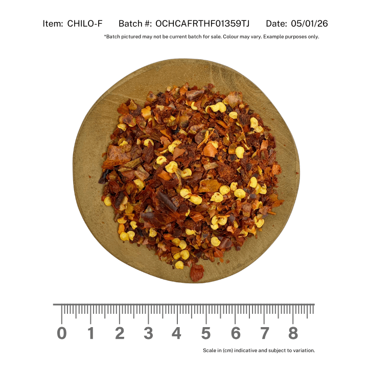 Buy Organic Chilli Flakes Now at Austral Herbs